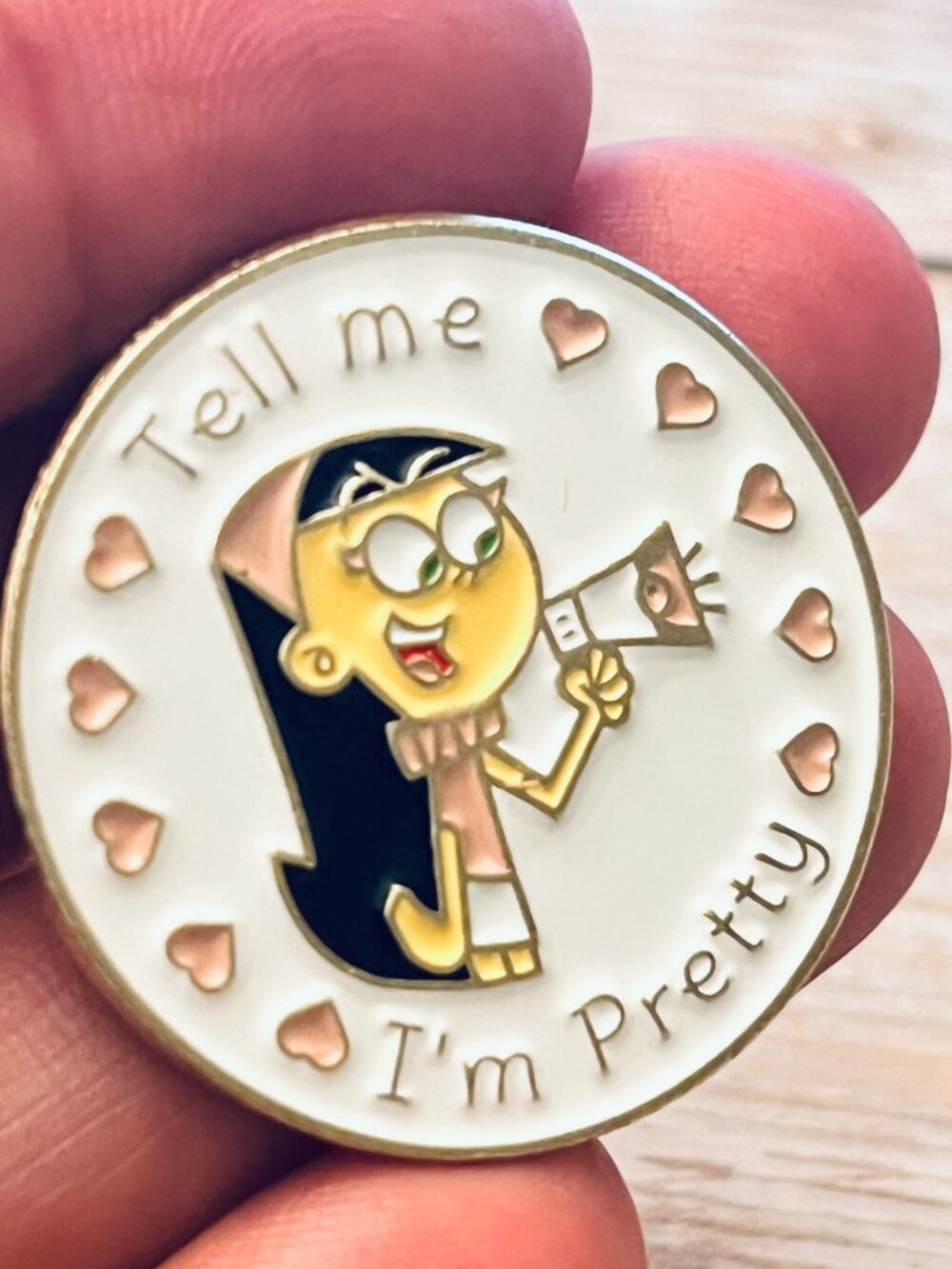 Fairly OddParents Trixie Tell Me I'm Pretty Collectible Enamel Pin NEW! 1208O3